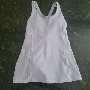 Size 4 Light Blue Lululemon Athletic Tank top